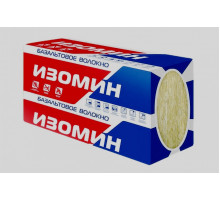 Утеплитель из минеральной ваты Изомин Лайт-50 / 1200 х 600 х 100 мм. (2,88 м2 / 0,288 м3) 4 плит