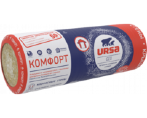 Утеплитель на основе стекловолокна УРСА ГЕО / URSA GEO 37 RN 6000х1220х100 (7,32м2 / 0,732м3) Comfort