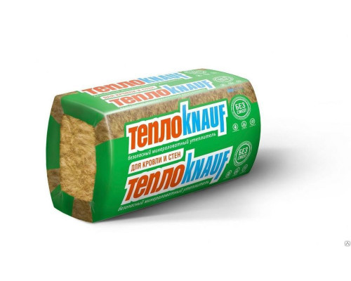 Утеплитель ТеплоКнауф для Коттеджа TS 037 Aquastatik 1000 х 610 х 50 мм. (12 м2 / 0,6 м3) 16 плит.