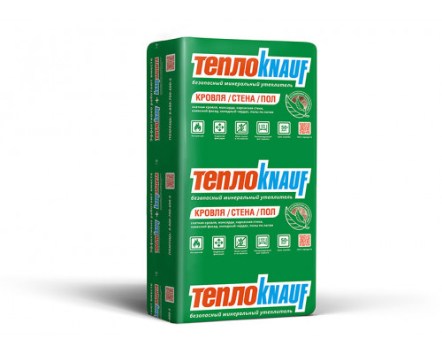 Утеплитель ТеплоКНАУФ Для кровли и стен TS 036 Aquastatik Мини 1000 х 610 х 100 мм. 3,05м2 / 0,305м3
