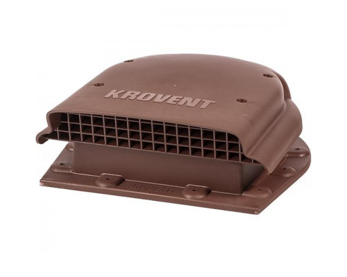 Вентиль кровельный для фальцевой и мягкой кровли KROVENT KTV-Seam NEW Коричневый RAL 8017
