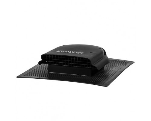 Вентиль кровельный для мягкой кровли KROVENT KTV NEW Черный RAL 9005