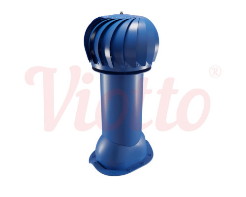Вентиляция роторная для металлочерепицы неутепленная Viotto 110 х 550 мм. RAL 5005 Синий