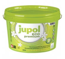 Водно-дисперсионная краска для внутренних работ JUPOL Eco premium База А (1001) 10л. (1/44)  "JUB"
