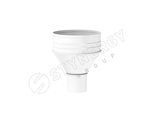 Воронка водосборная D250 Stynergy D125/100 мм. RAL 9003 Сигнальный белый