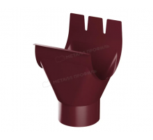 Воронка выпускная Металл Профиль Foramina PUR D150/100 RAL 3005 Красное вино