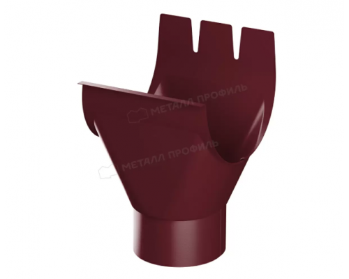 Воронка выпускная Металл Профиль Foramina PUR D150/100 RAL 3005 Красное вино