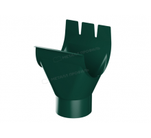 Воронка выпускная Металл Профиль Foramina PUR D150/100 RAL 6005 Зеленый мох