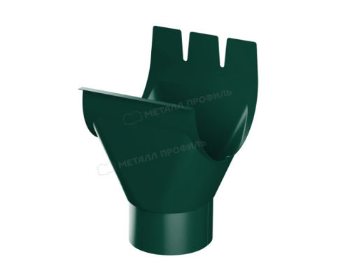 Воронка выпускная Металл Профиль Foramina PUR D150/100 RAL 6005 Зеленый мох