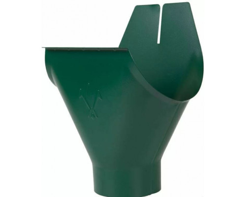 Воронка желоба Aquasystem Премиум 125/90 Pural RAL 6005 Зеленый мох