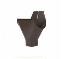 Воронка желоба Aquasystem Pural 125/90 RR 32 Темно-коричневый
