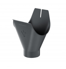 Воронка желоба Aquasystem Pural Matt 125/90 RR 23 Маренго