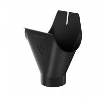Воронка желоба Aquasystem Pural Matt 150/100 RR 33 Черный изумруд