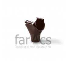 Воронка желоба FarAcs PREMIUM СТАЛЬ 125/90 (PLU-RAL 8017 MATT)