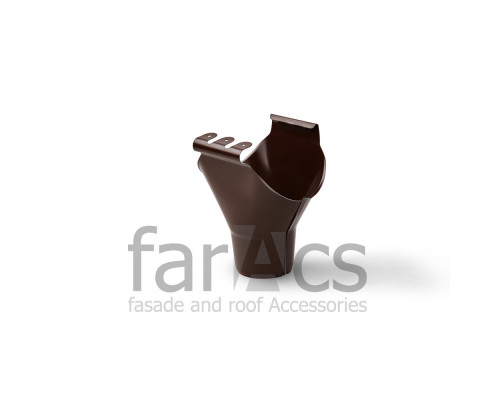 Воронка желоба FarAcs PREMIUM СТАЛЬ 125/90 (PLU-RAL 8017 MATT)