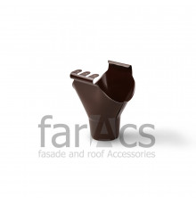 Воронка желоба FarAcs PREMIUM СТАЛЬ 125/90 (PLU-RAL 8017)