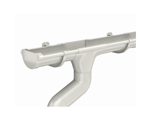Воронка желоба Технониколь Макси ПВХ 152/100 RAL 9010 Белый