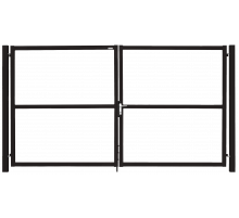 Ворота Grand Line Colority Zinc Lock 1,5 х 3,5 м. RR 32 Темно-серый