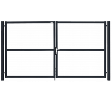 Ворота Grand Line Colority Zinc Lock 1,8 х 3,5 м. RAL 7024 Серый графит