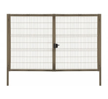 Ворота Medium New Lock 2,03 х 4,0 м. серый Grand Line RAL 7040