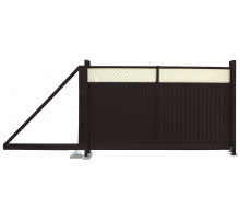 Ворота откатные Grand Line Estet Plus 2,0 х 3,5 м. RAL RR 32/1014