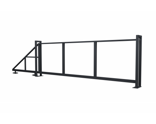 Ворота откатные Grand Line Жалюзи 2,0 х 5,0 м. RAL 7024 Серый графит
