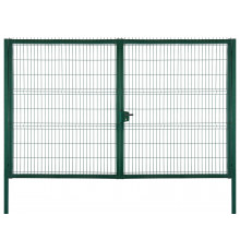 Ворота распашные Grand Line Medium New Lock 2,03 х 6,0 м. RAL 6005 Зеленый Мох