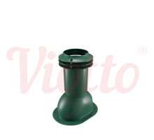 Выход канализации для фальцевой и мягкой кровли Viotto 110 х 550 мм. RAL 6005 Зеленый