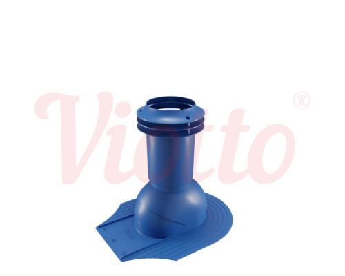 Выход канализации для мягкой кровли Viotto 110 х 550 мм. RAL 5005 Синий