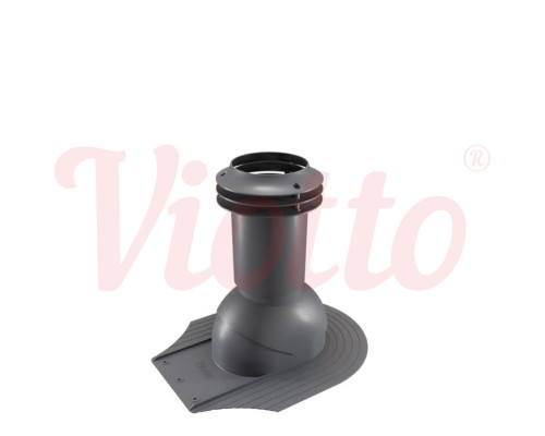 Выход канализации для мягкой кровли Viotto 110 х 550 мм. RAL 7024 Серый графит