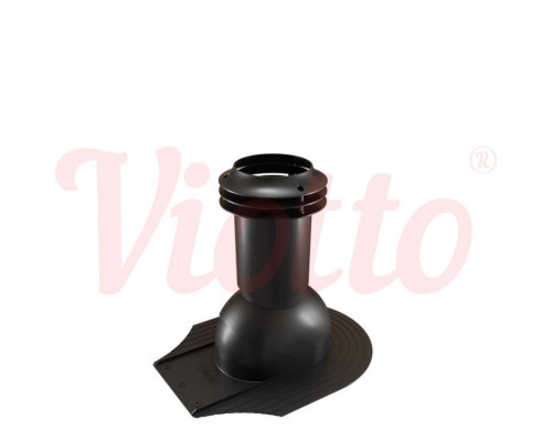 Выход канализации для мягкой кровли Viotto 110 х 550 мм. RAL 9005 Черный