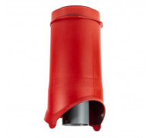 Выход канализации изолированный KROVENT Pipe-VT IS 125/100 х 700 мм. RAL 3009 Красный