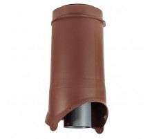 Выход канализации изолированный KROVENT Pipe-VT IS 125/100 х 700 мм. RAL 8017 Коричневый