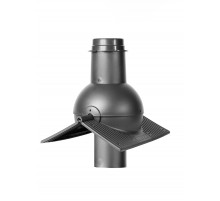 Выход канализации коньковый KROVENT Pipe-cone RAL 7024 Cерый