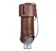 Выход вентиляции KROVENT Moto R 190/125 RAL 8017 Коричневый