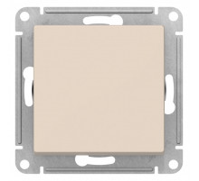 Выключатель AtlasDesign Бежевый 1-клавишный сх.1, 10АХ, механизм | ATN000211 | Schneider Electric