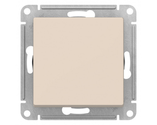 Выключатель AtlasDesign Бежевый 1-клавишный сх.1, 10АХ, механизм | ATN000211 | Schneider Electric