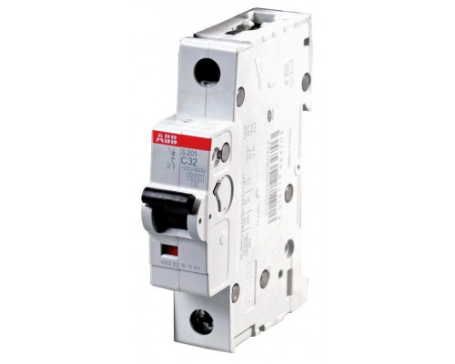 Выключатель автоматический однополюсный ABB 32А С S201 6кА (S201 C32)