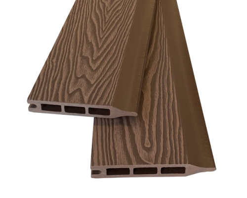 Заборная панель шип-паз EasyDecking Вуд-Икс 146 х 20 х 2210 мм. Коричневый 3D