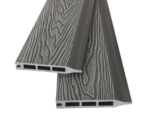 Заборная панель шип-паз EasyDecking Вуд-Икс 146 х 20 х 2210 мм. Серый 3D