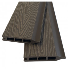 Заборная панель шип-паз EasyDecking Вуд-Икс 146 х 20 х 2210 мм. Венге 3D