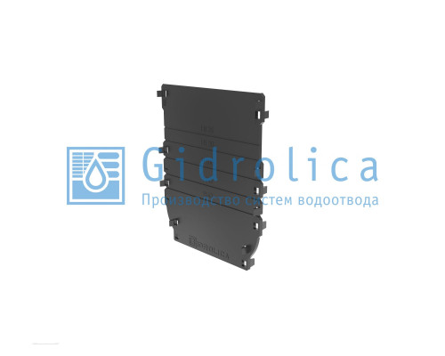 Заглушка для лотка водоотводного Gidrolica Standart/Standart Plus DN100, пластиковая