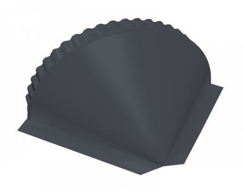 Заглушка конусная Satin RAL 7024 мокрый асфальт 0,5 мм.