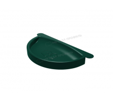 Заглушка желоба Металл Профиль Foramina PUR D150 RAL 6005 Зеленый мох