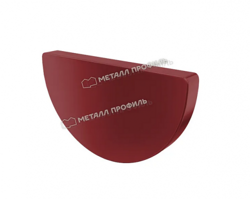 Заглушка желоба Металл Профиль Проект D185 RAL 3011 Коричнево-красный