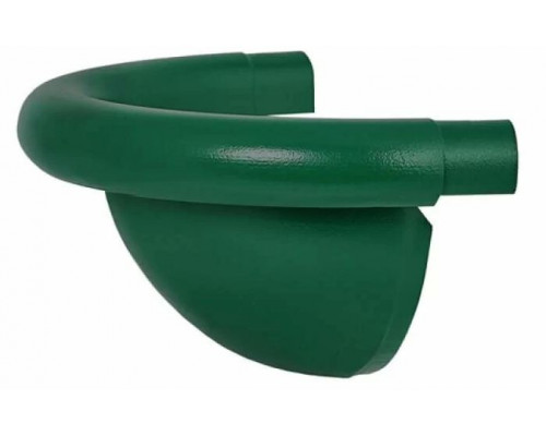 Заглушка желоба полукруглая AQUASYSTEM Система 90/125 RAL 6005