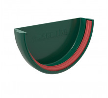 Заглушка желоба ПВХ Grand Line Классика 120 RAL 6005 Зелёный