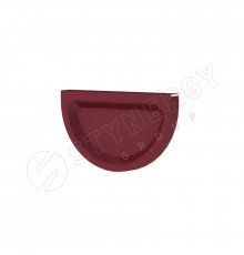 Заглушка желоба Stynergy D125/100 мм. RAL 3005 Винно-красный
