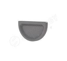 Заглушка желоба Stynergy D125/100 мм. RAL 7004 Сигнальный серый