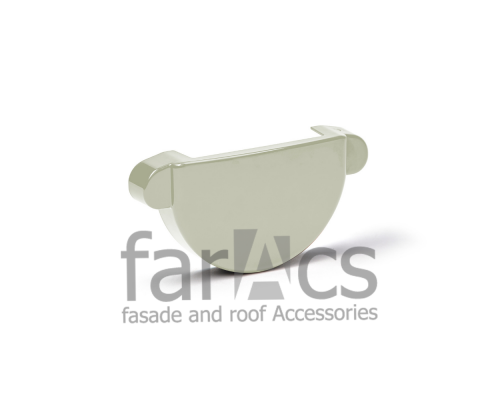 Заглушка желоба универсальная FarAcs PREMIUM ПВХ 152/100 Белый